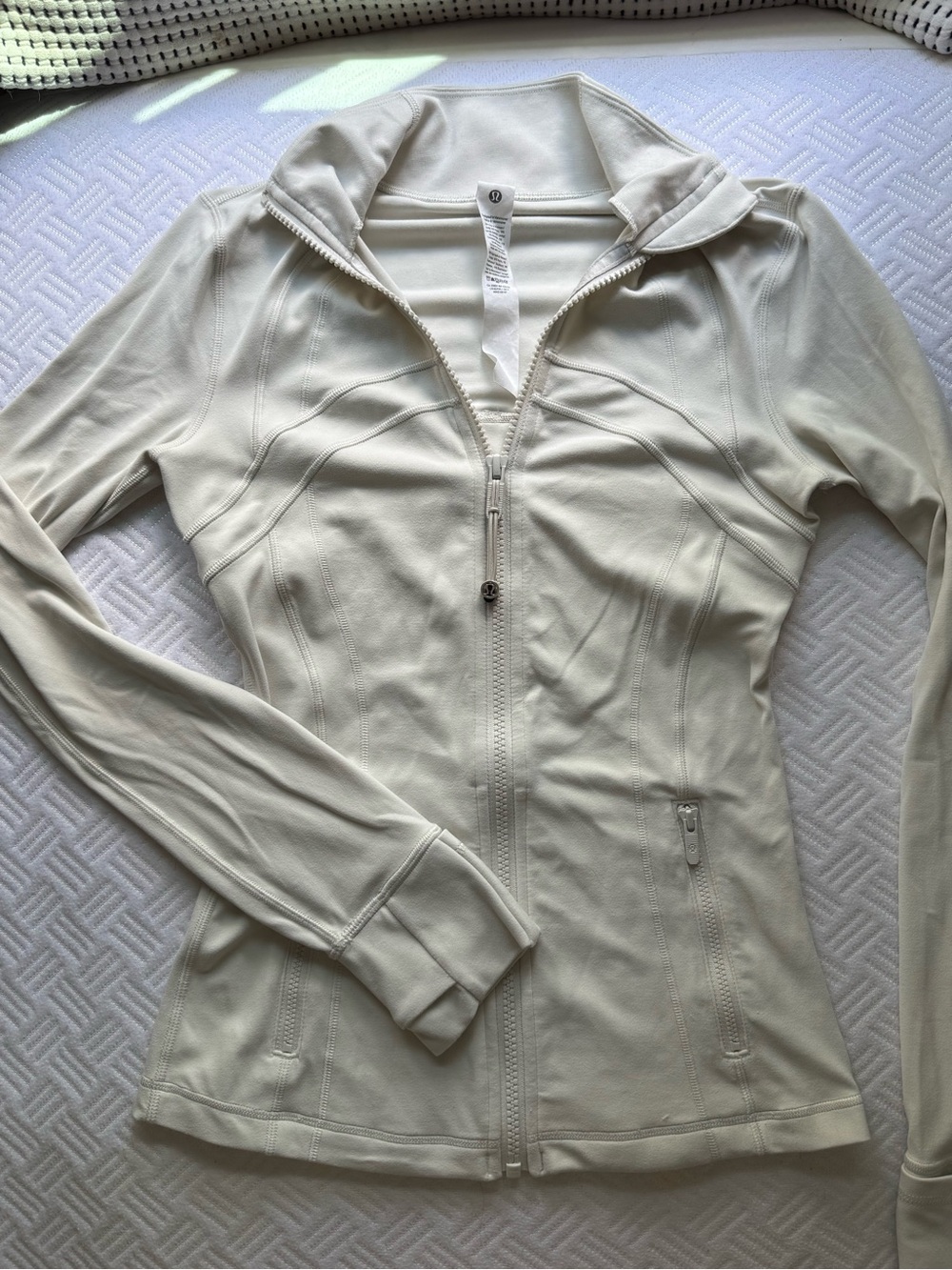Lululemon Bone White Define Jacket
